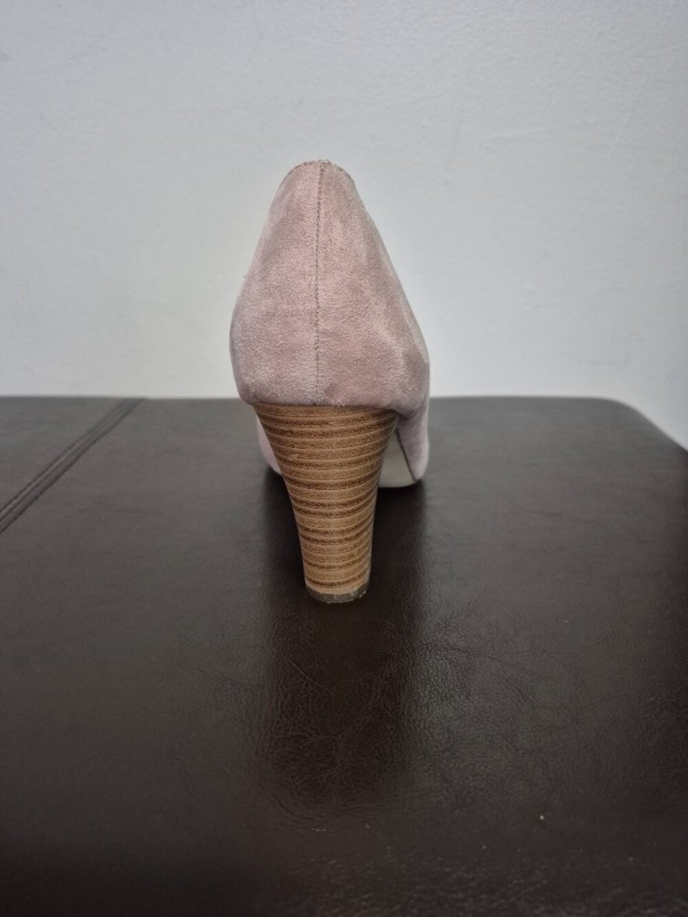 Pink Open Toe Pumps - Picture 4 of 6